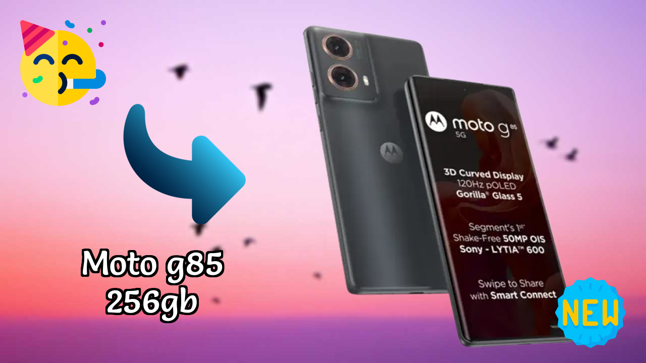 Moto G85 256GB डिस्प्ले तकनीक: P-OLED क्वॉलिटी