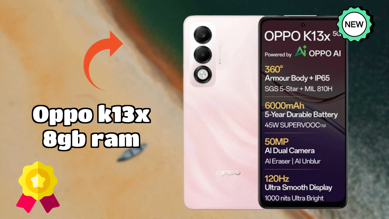 OPPO K13x 8GB RAM डिस्प्ले साइज़: 6.67 Inches (16.94 Cm) स्क्रीन रिव्यु