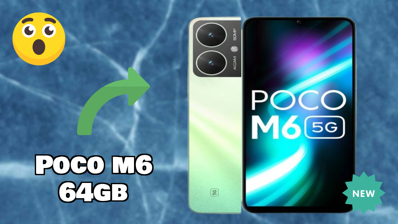 POCO M6 64GB क़ीमत गिरावट अलर्ट: अब सिर्फ ₹7,999