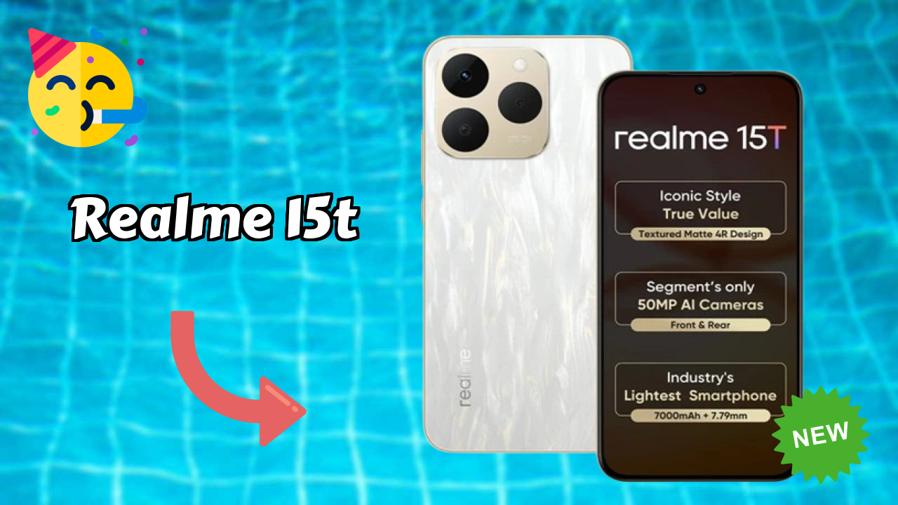 Realme 15T गेमिंग शो MediaTek Dimensity 6400 Max प्रोसेसर के साथ
