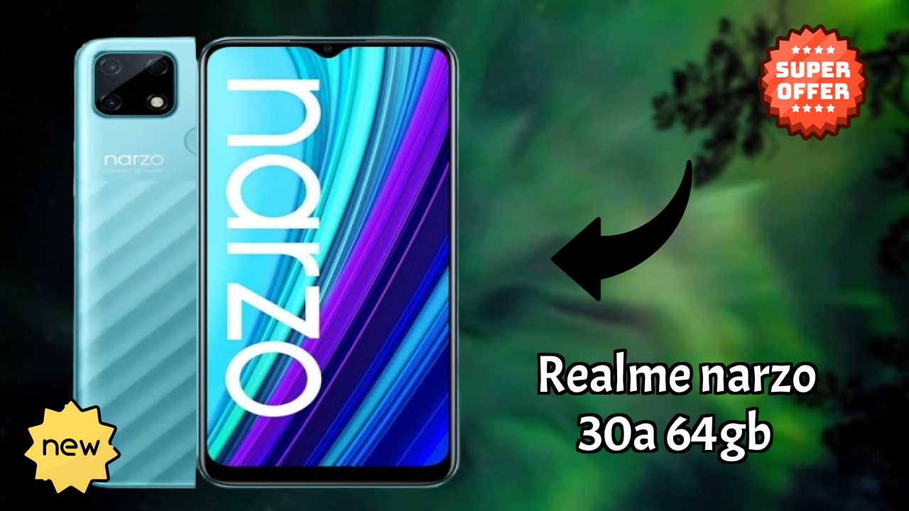 Realme Narzo 30A 64GB डिस्प्ले क्वॉलिटी: 6.5 Inches (16.51 Cm) स्क्रीन