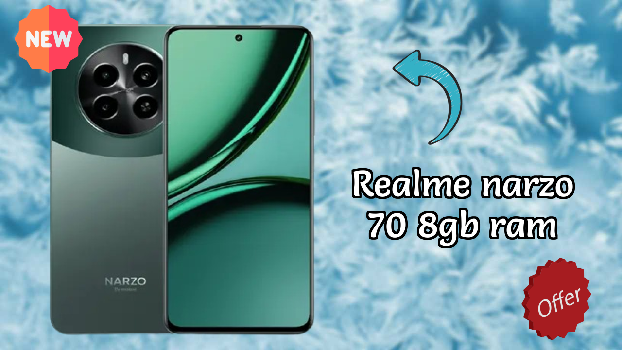 Realme Narzo 70 8GB RAM क़ीमत गिरावट: अब सिर्फ ₹14,799 उपलब्ध