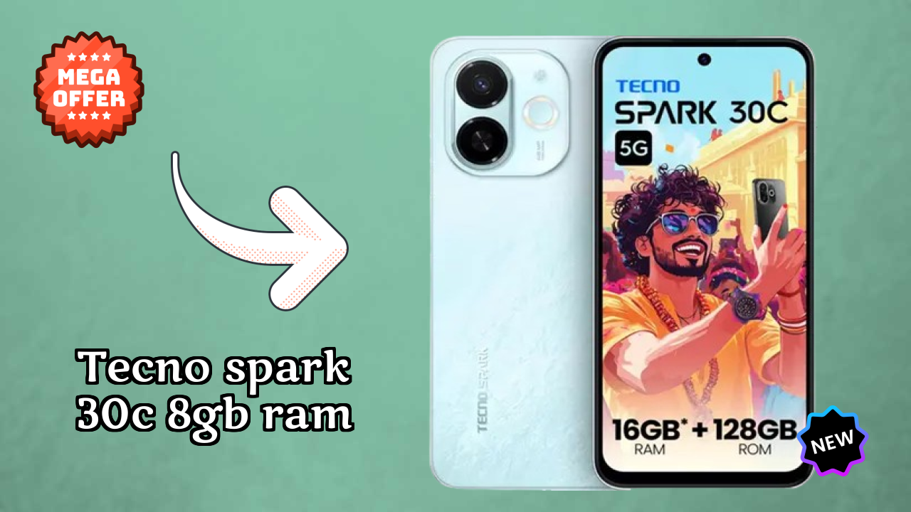 Tecno Spark 30C 8GB RAM बैटरी लाइफ: 5000 MAh चार्जिंग  डिस्कसन