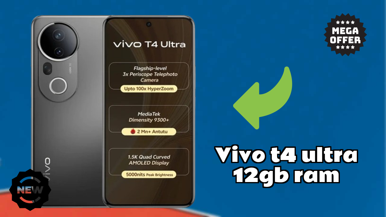 Vivo T4 Ultra 12GB RAM शो: 12 GB RAM गेमिंग चेक